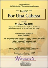 Por Una Cabeza Orchestra sheet music cover